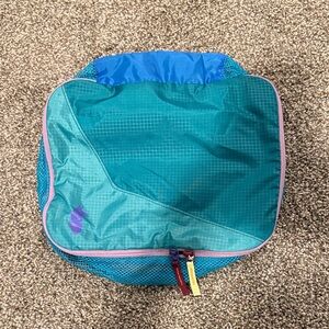 Teal and Blue Garment Bag